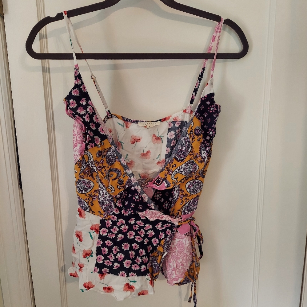 Promesa Patchwork Wrap Tank